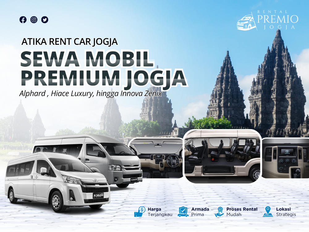 Rental Hiace Premio & Mobil Premium di Jogja – Nyaman dan Berkelas